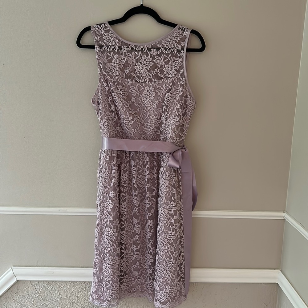 Purple Lace Dress